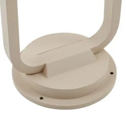 Lucande veilampe Chandan, 90 cm, beige, metall, IP54