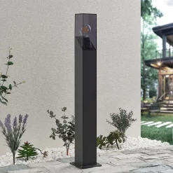 Lucande veilampe Fiola, 80 cm, antrasitt, IP54