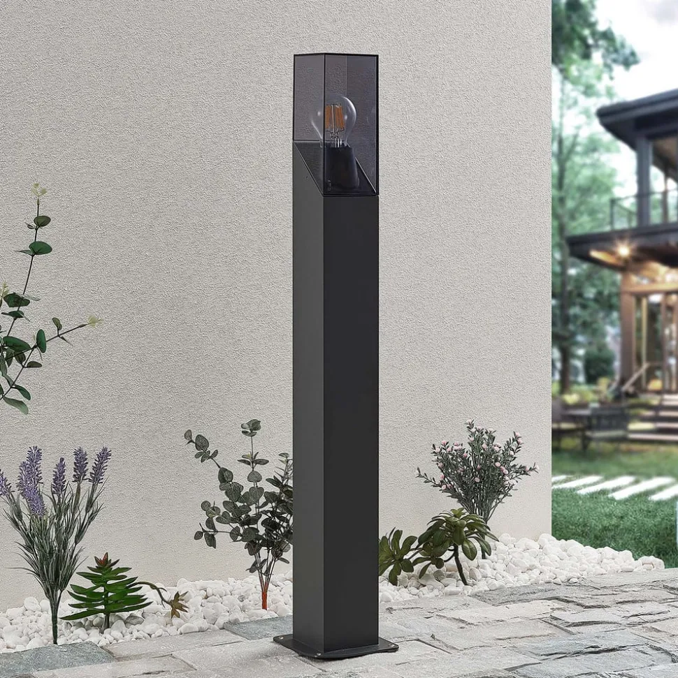 Lucande veilampe Fiola, 80 cm, antrasitt, IP54