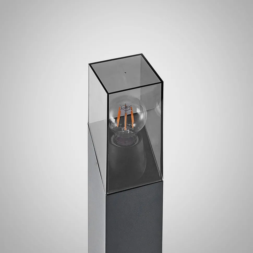 Lucande veilampe Fiola, 80 cm, antrasitt, IP54