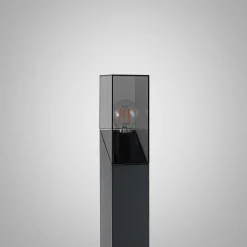 Lucande veilampe Fiola, 80 cm, antrasitt, IP54