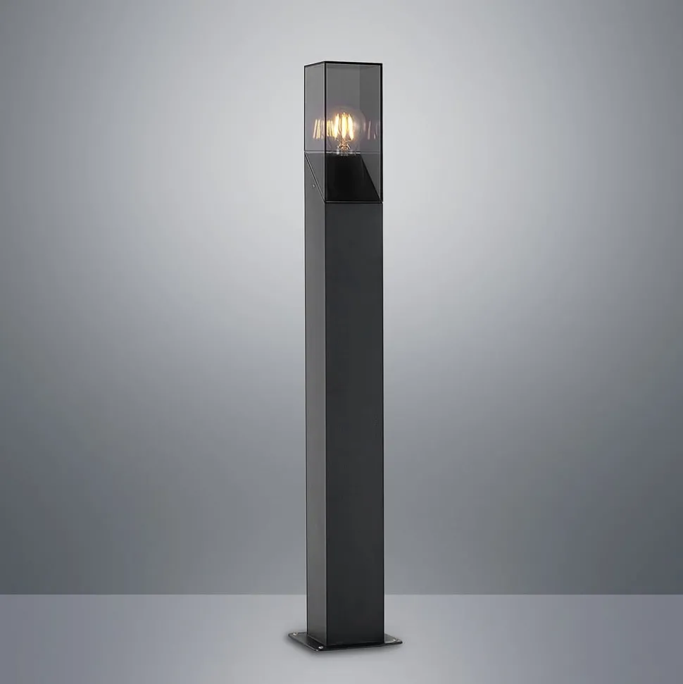 Lucande veilampe Fiola, 80 cm, antrasitt, IP54