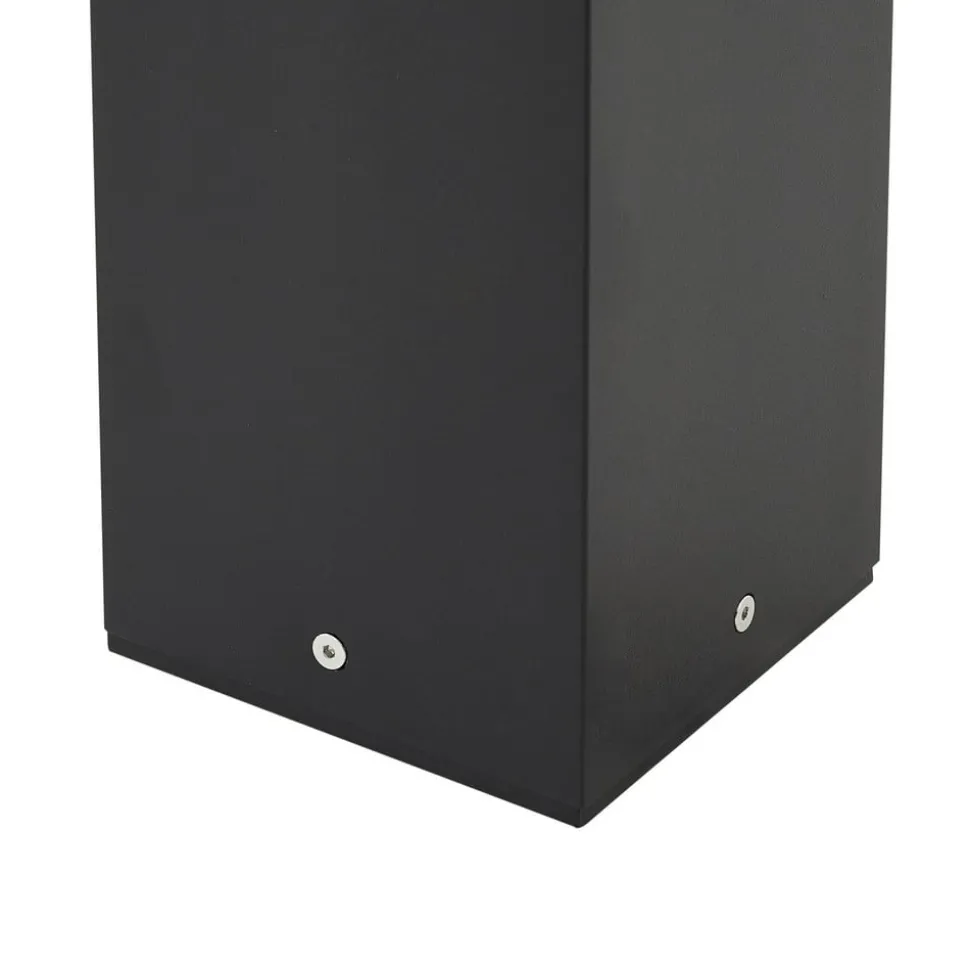 Lucande veilampe Klemens, 90 cm, svart, metall, IP54