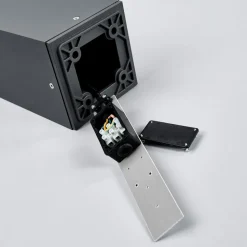 Lucande veilampe Klemens, 65 cm, sensor, antrasitt, E27