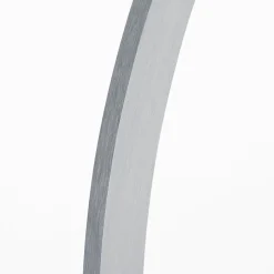 Lucande Velanoris bordlampe, børstet aluminium