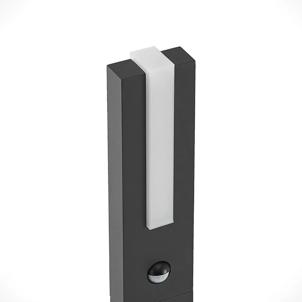 Lucande Virgalia LED-veilampe, bevegelsessensor, 65 cm, IP54