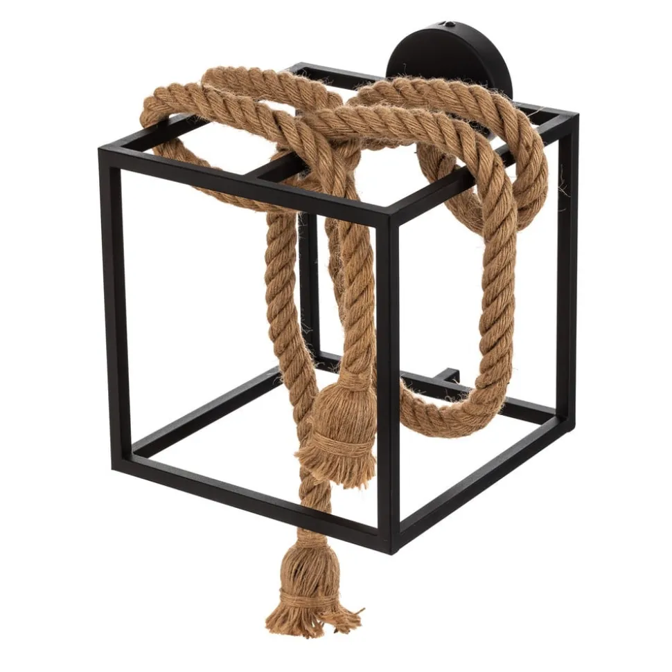 Lucande Vlados vegglampe, bur, 29 cm