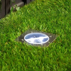 Lugo LED-bakkespot, IP44, 10,5 x 10,5 cm