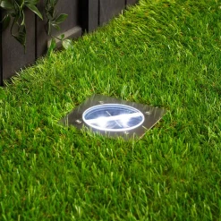 Lugo LED-bakkespot, IP44, 10,5 x 10,5 cm