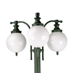 Lyktestolpe Madeira 3 lyskilder mørkegrønn