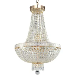 Lysekrone Bella med frodig beheng