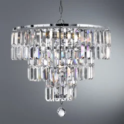 Lysekrone Empire med krystallprismer