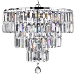 Lysekrone Empire med krystallprismer