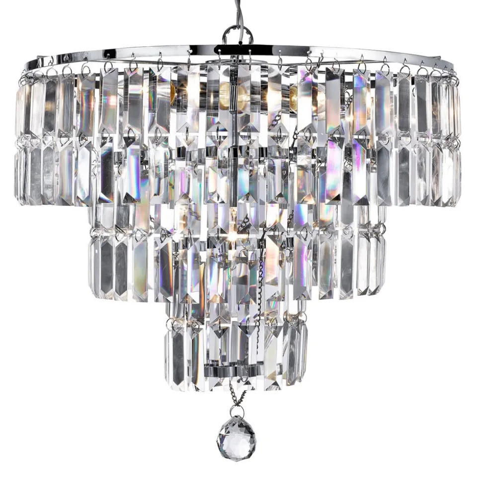 Lysekrone Empire med krystallprismer