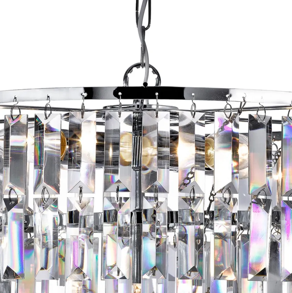 Lysekrone Empire med krystallprismer