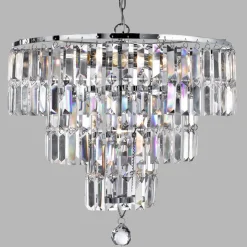 Lysekrone Empire med krystallprismer