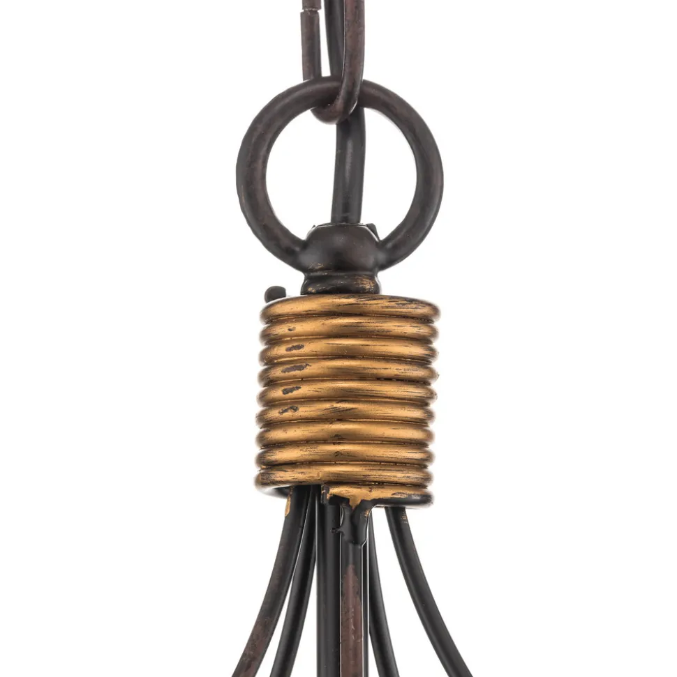 Lysekrone Fiamma Marrone 5 lyskilder uten skjerm