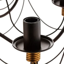 Lysekrone Fiamma Marrone 8 lyskilder uten skjerm