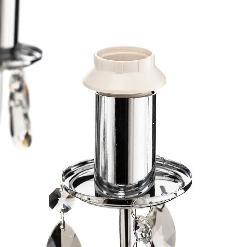 Lysekrone Jacqueline, 6 lyskilder, svart