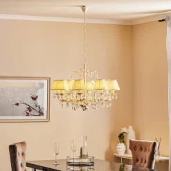 Lysekrone Karen med 8 lyskilder, elfenben