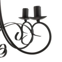 Lysekrone Pompei, uten skjerm, svart