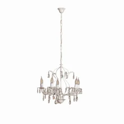 Lysekrone Teresa, elfenbein 5 lyskilder