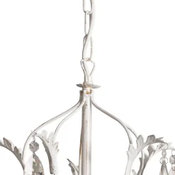 Lysekrone Teresa, elfenbein 5 lyskilder