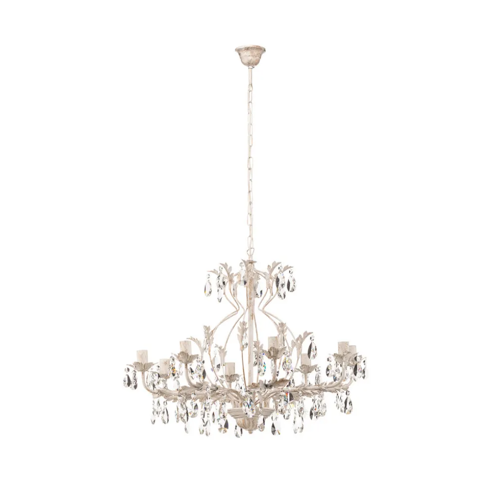 Lysekrone Teresa, elfenben 8 lyskilder