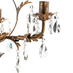 Lysekrone Teresa med krystaller, 3 lyskilder