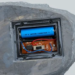 Lysende solarstein Lior med LED