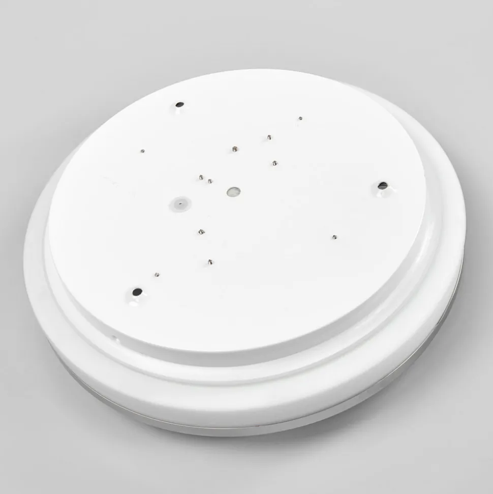 Lyss LED-taklampe for baderom med kromkant