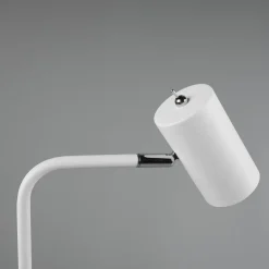 Marley bordlampe, hvit, høyde 45 cm, metall