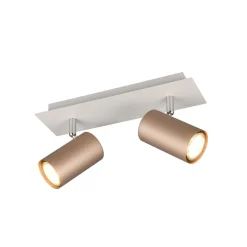 Marley downlight brun/lys grå 30 x 9 cm 2 lyskilder i metall