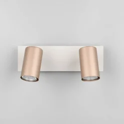 Marley downlight brun/lys grå 30 x 9 cm 2 lyskilder i metall