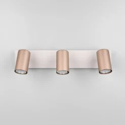 Marley downlight brun/lys grå 48 x 9 cm 3 lyskilder i metall