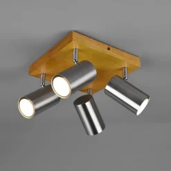 Marley downlight, matt nikkel, 4 lyskilder