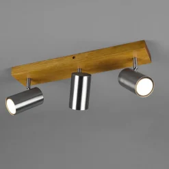 Marley downlight, matt nikkel, 3 lyskilder