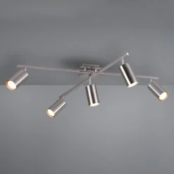 Marley downlight, matt nikkel, 5 lyskilder