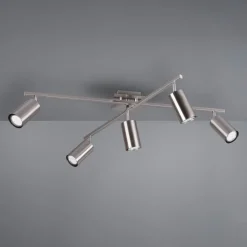 Marley downlight, matt nikkel, 5 lyskilder