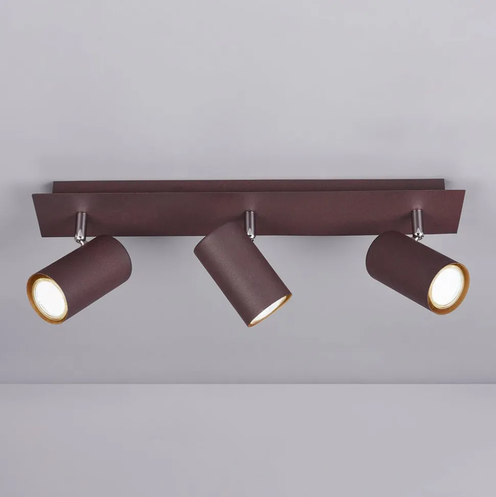 Marley downlight, rustfarget, 3 lyskilder