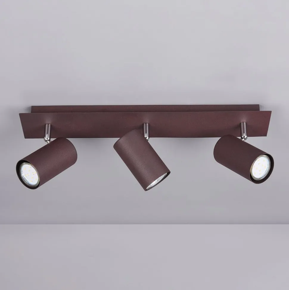 Marley downlight, rustfarget, 3 lyskilder