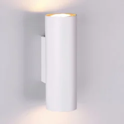 Marley vegglampe i hvit