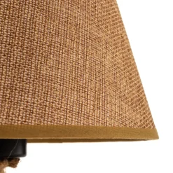 Mauli bordlampe laget av tau og stoff