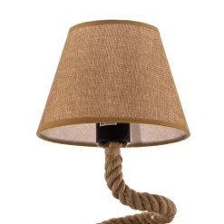 Mauli bordlampe laget av tau og stoff