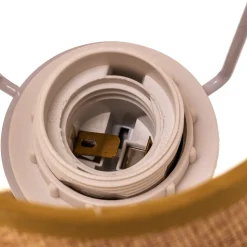 Mauli bordlampe laget av tau og stoff