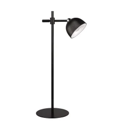 Maxima LED oppladbar bordlampe, svart, høyde 41 cm, plast