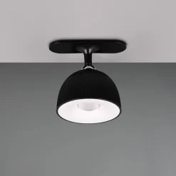 Maxima LED oppladbar bordlampe, svart, høyde 41 cm, plast