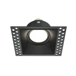 Maytoni Dot innfelt lampe, kantet, svart