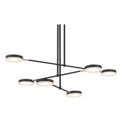 Maytoni Fad LED-hengelampe dreibare skjermer 6 lk