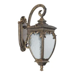 Maytoni Fleur utendørs vegglampe, gull